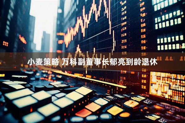 小麦策略 万科副董事长郁亮到龄退休